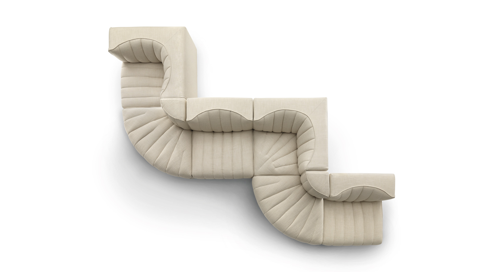 arflex-9000-novemila-sofa-curved-modular-seatsytem-armchair-pouf-design-Tito-Agnoli- isleunit-fabric-living-hospitality-project-luxury-quilted-twoseats-threeseats-madeinitaly- removablecover-modern-contemporary