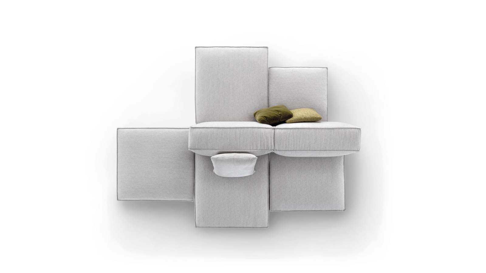 arflex- Marechiaro– sofá – modular- componible –curvo- diseño – Mario – Marenco - tejido- cuero -  sala – hotelería – proyecto – lujo – dos asientos-tres asientos- hechoenitalia- desenfundable –moderno- contemporáneo