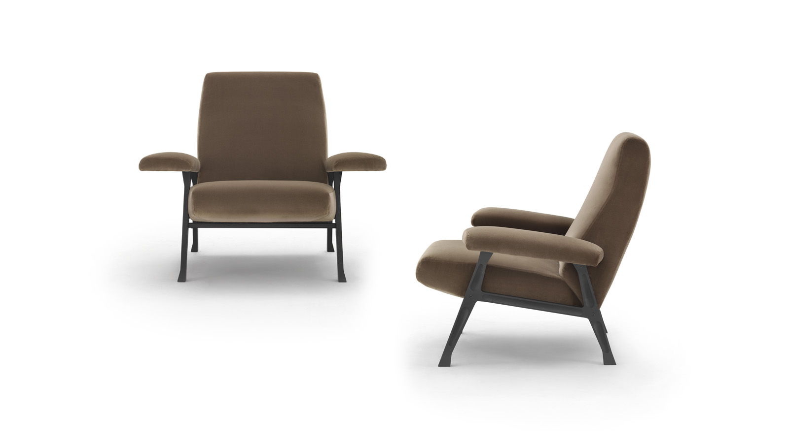 arflex- Hall– sillón–diseño – Roberto – Menghi - tejido –cuero- respaldo-alto-bajo- sala – hotelería - proyecto – años ’50 - lujo – hechoenitalia-moderno- contemporáneo