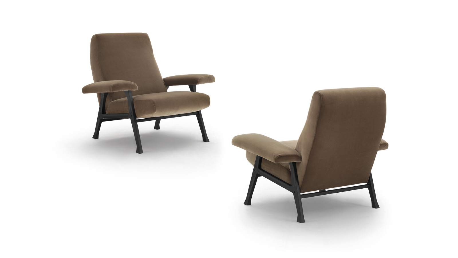 arflex- Hall– sillón–diseño – Roberto – Menghi - tejido –cuero- respaldo-alto-bajo- sala – hotelería - proyecto – años ’50 - lujo – hechoenitalia-moderno- contemporáneo