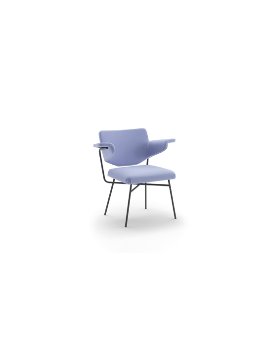 arflex-Neptunia-sedia-design-B.B.P.R.-tessuto-schienale-con-braccioli-pranzo-hospitality-iconico-anni50-progetto-lusso-madeinitaly-moderno-contemporaneo