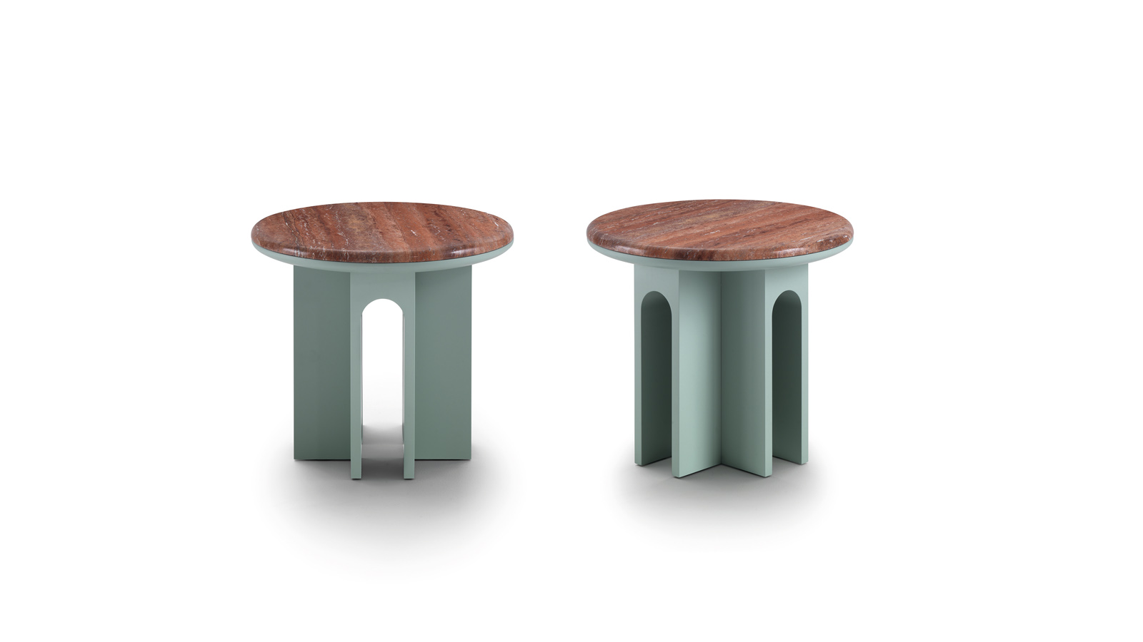 arflex-Arcolor-tavolino-service-rotondo-design-Jaime-Hayon-marmo-Carrara-Marquinia-Quarzite-silver-Travertino-living-office-hospitality-progetto-lusso-madeinitaly-moderno-contemporaneo